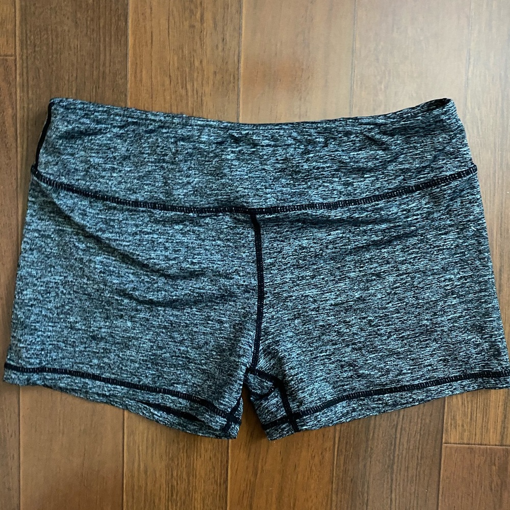 IABMFG charcoal gray booty shorts